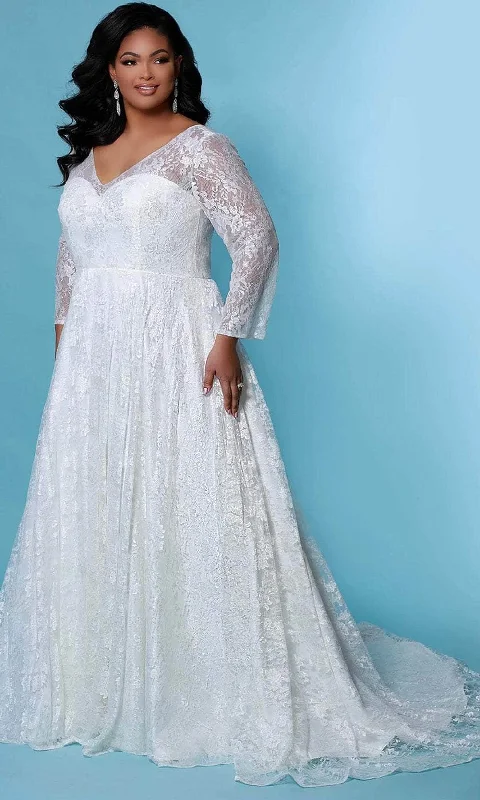 Exclusive Online Offer Sydney's Closet Bridal - SC5261 Long Sleeve Lace Bridal Gown
