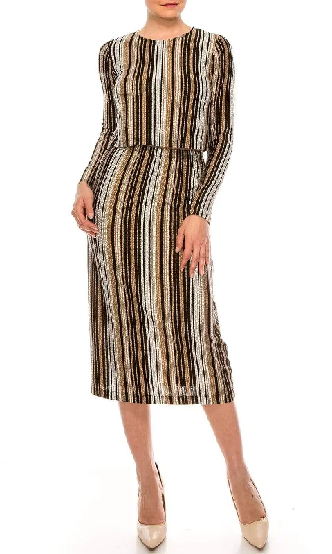 Early Access Maggy London - G4885M Jewel Knee-Length Dress
