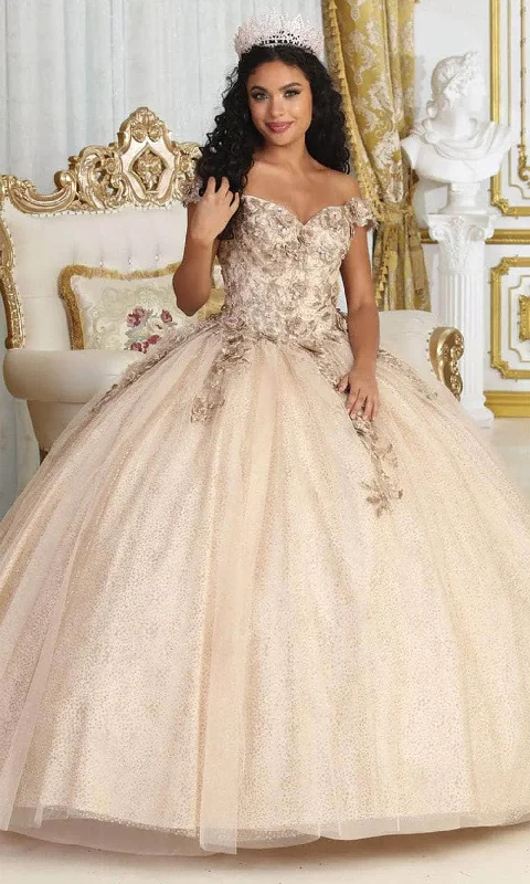 Clearance Event May Queen LK222 - 3D Floral Ballgown