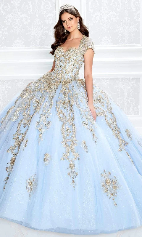 Unmissable Offer Princesa by Ariana Vara - PR22025 Short Sleeve Ball Gown