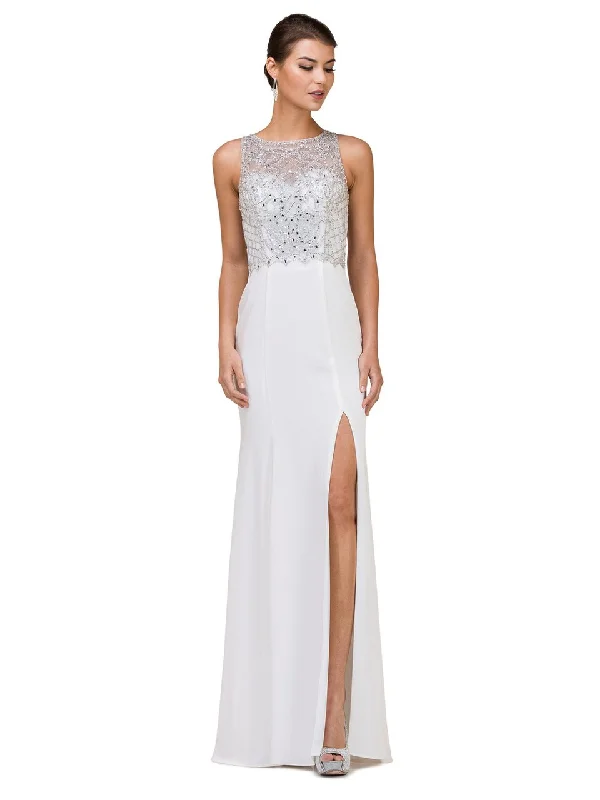 Fantastic Offers Dancing Queen Bridal - 9964 Ornate Cutout Illusion Gown