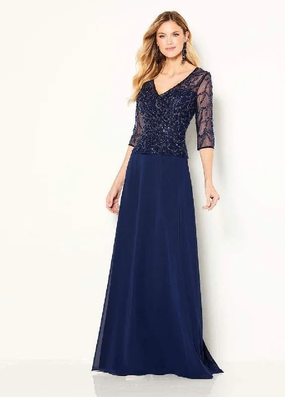 Price Buster Cameron Blake - 219688W Beaded V-Neck A-Line Mother of the Groom Dress Price Buster Cameron Blake - 219688W Beaded V-Neck A-Line Mother of the Groom Dress