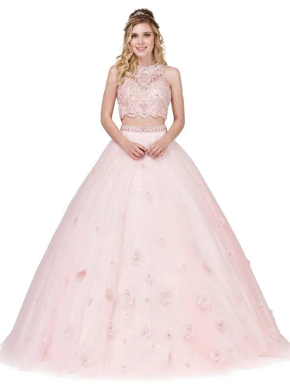 Don't Wait Dancing Queen - 1302 Two Piece Embellished Quinceanera Ballgown
