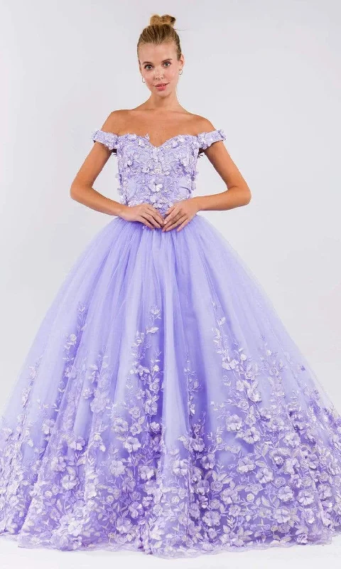 Bargain Prices Elizabeth K - GL1960 Floral Ombre Ballgown