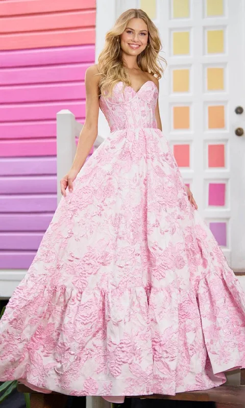Price Break Sherri Hill 56055 - Corset Floral Ballgown
