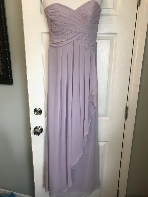 Fantastic Offers David's Bridal Strapless Crinkle Chiffon Dress/W10840
