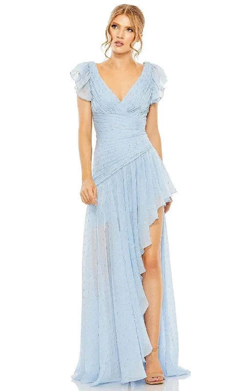 Discount Days Ieena Duggal 49705 - High Low Chiffon Evening Dress