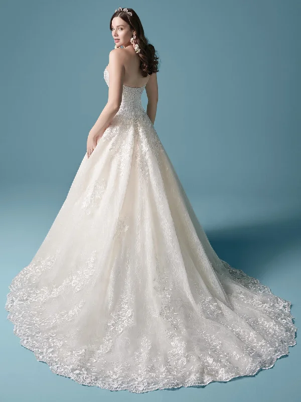 YEAR-End Clearance Maggie Sottero Tennyson 20MV647, Ivory, 143FS
