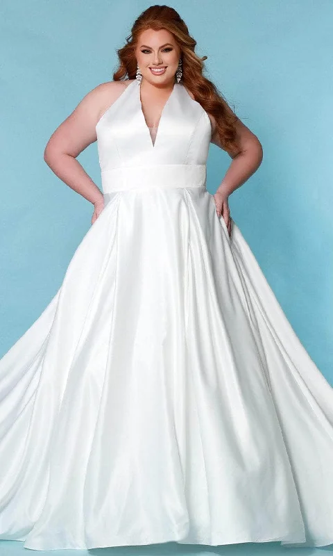 Today's Special Sydney's Closet Bridal - SC5279 Halter Satin Bridal Gown