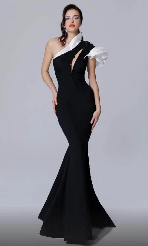 Unbeatable Prices MNM Couture 2736 - Chiseled Mermaid Asymmetrical Dress