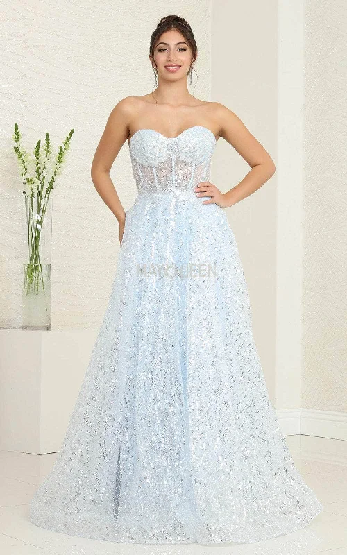 Extra Savings May Queen RQ8077 - Sweetheart A-Line Evening Gown