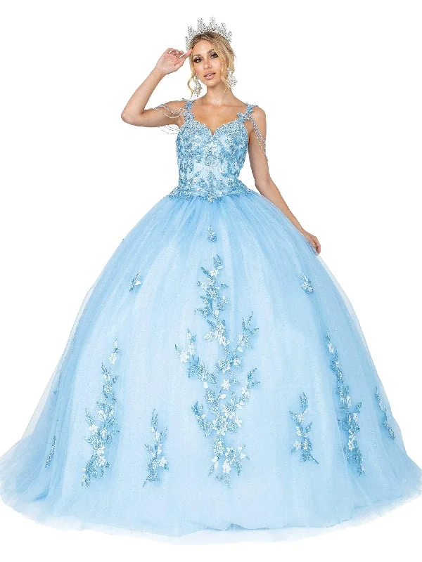Incredible Offers Dancing Queen - 1546 Bead-Garlanded Embroidered Bodice Ballgown
