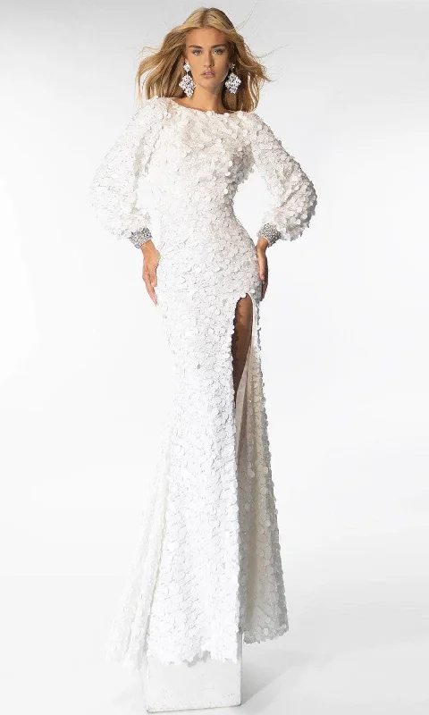 Final Markdown Ava Presley 39256 - Embellished Long Sleeve Evening Dress