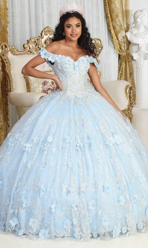 Hot Deal May Queen LK225 - Off Shoulder Glitter Ballgown