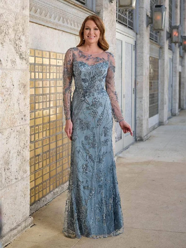 Now or Never Christina Wu Eleganve 17179 - Beaded Illusion Scoop Evening Gown