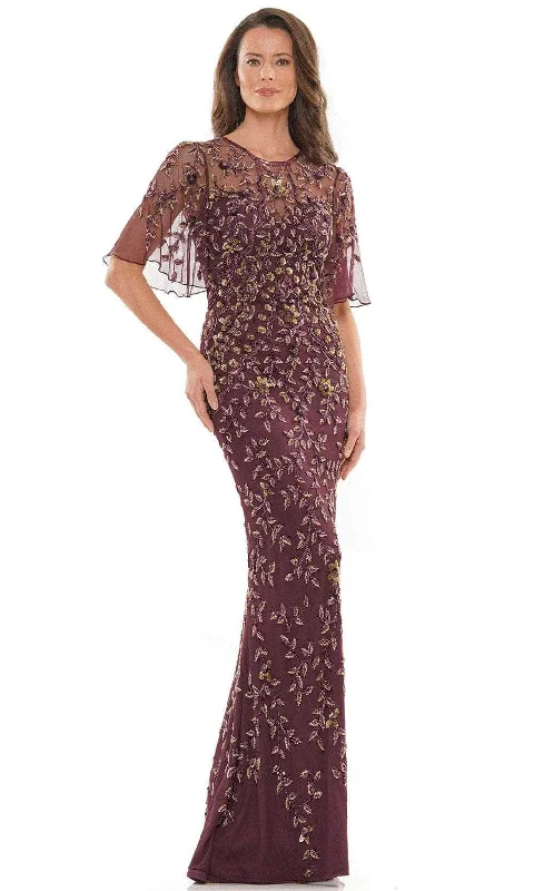 Bargain Blast Marsoni by Colors MV1208 - Beaded Mesh Jewel Evening Gown