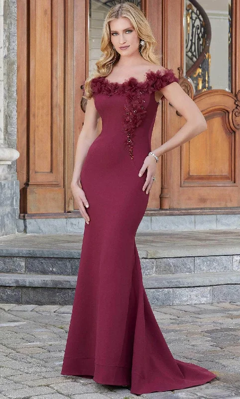 Today's Special MGNY By Mori Lee 72732 - Crepe Trumpet Off Shoulder Dress