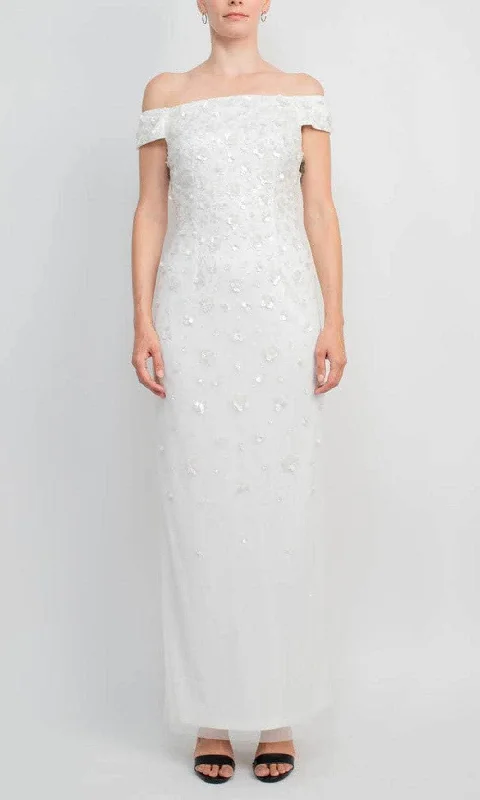 Hurry In Adrianna Papell AP1E207584 - Floral Sequin Formal Gown