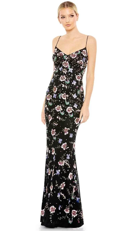 Limited Edition Mac Duggal 10890 - Floral Sheath Prom Dress