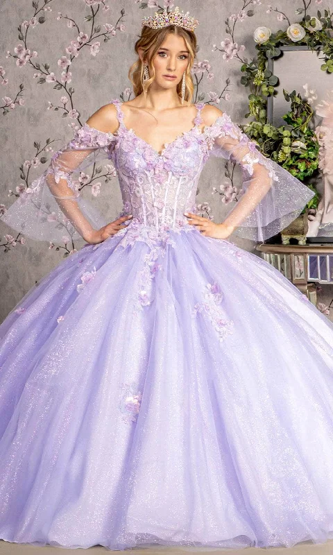 Deal Dash GLS by Gloria GL3484 - Embroidered Sweetheart Ballgown