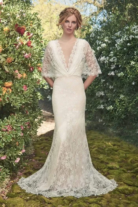Hot Deal Tadashi Shoji - Lavish Lace Trumpet Gown