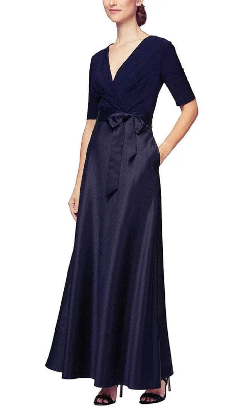 Deal of the Day Alex Evenings - 81351533 Surplice Bodice Long Dress