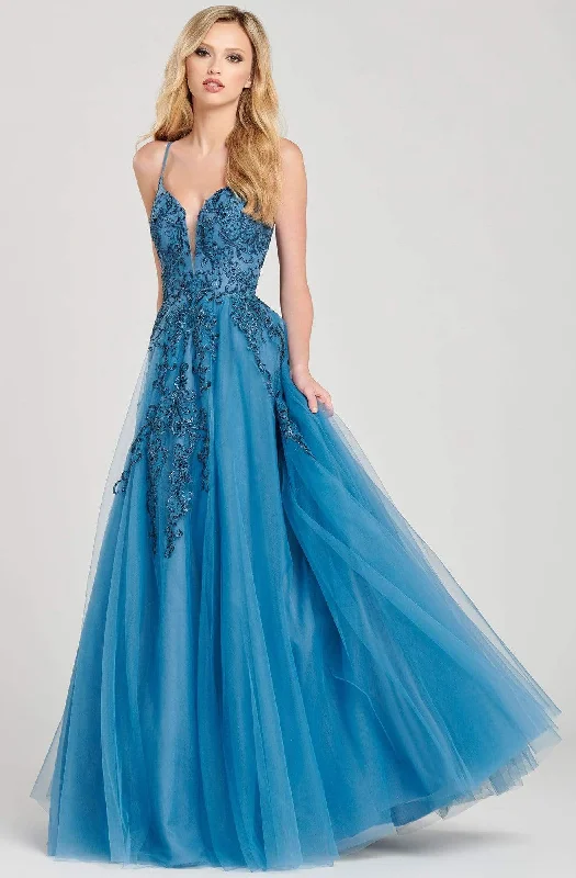 Don’t Miss Out Colette for Mon Cheri - CL12042 Beaded Lace V Neck Tulle A-Line Gown