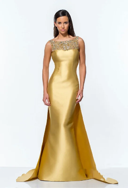 Special Offer Terani Couture - Astonishing Trumpet Gown with Cape Details 151E0297A