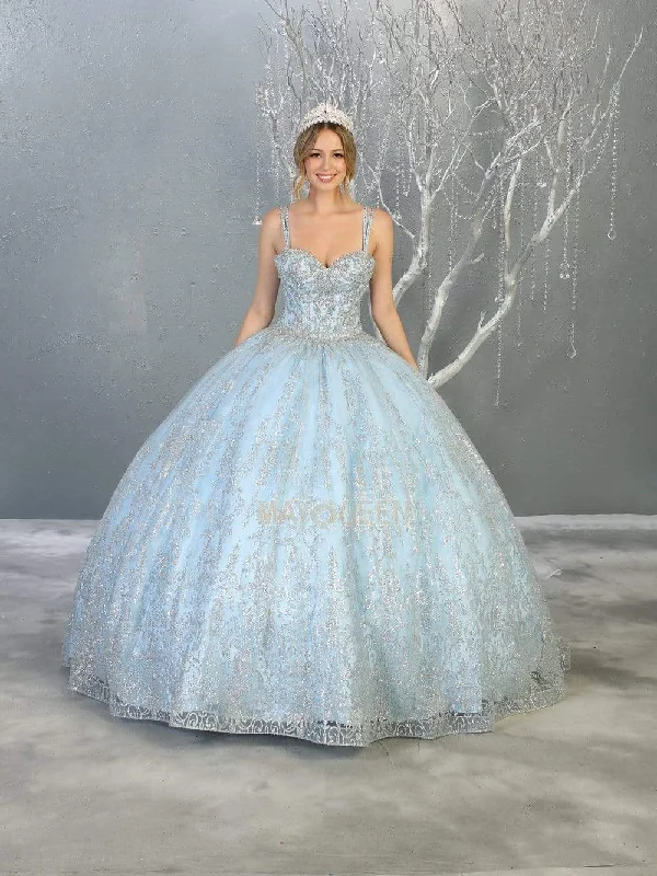 Limited Edition May Queen - LK145 Glitter Embellished Sweetheart Ballgown