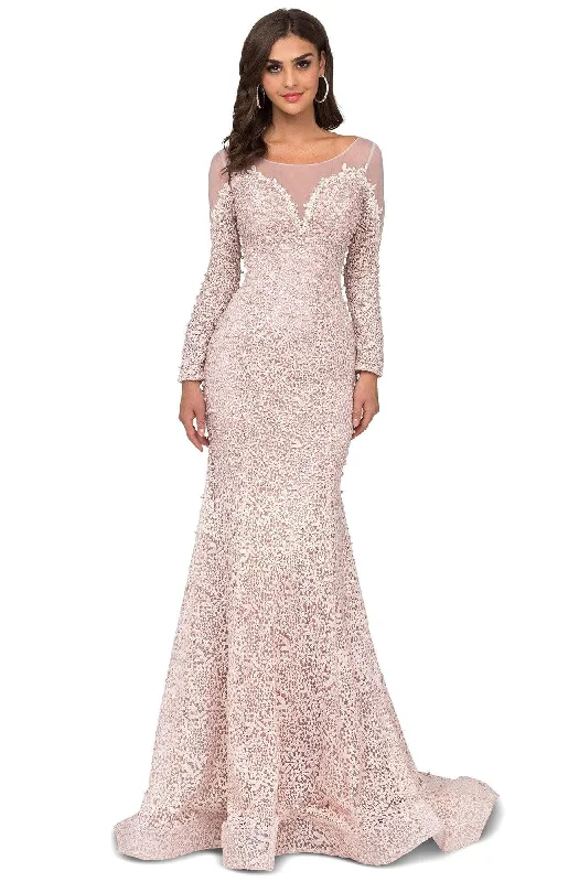 Extra Discounts Cecilia Couture - 1411 Floral Lace Mermaid Evening Gown