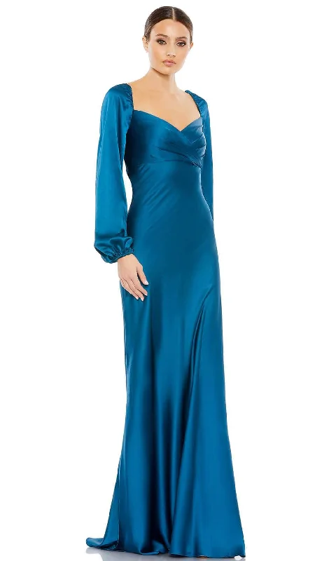 Instant Discount Ieena Duggal 49519 - Queen Anne Satin Formal Gown