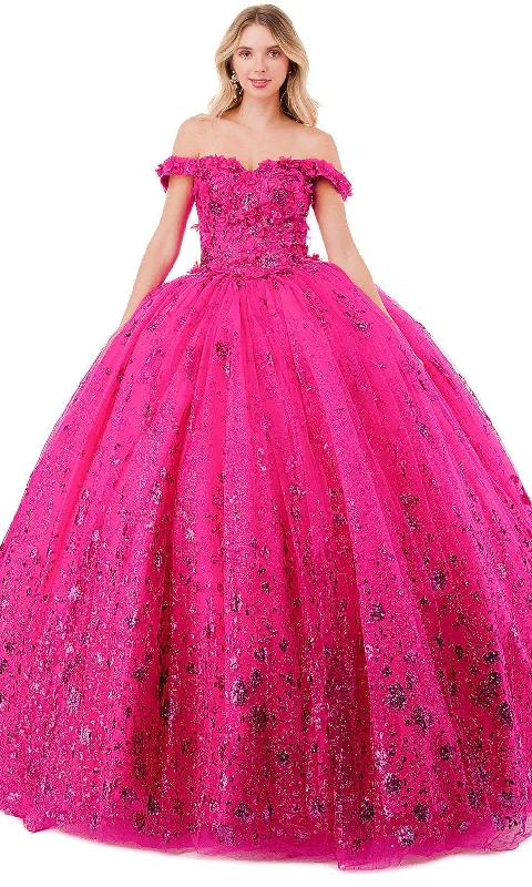 Extra Discounts Aspeed Design L2838C - Floral Appliqued Sweetheart Ballgown
