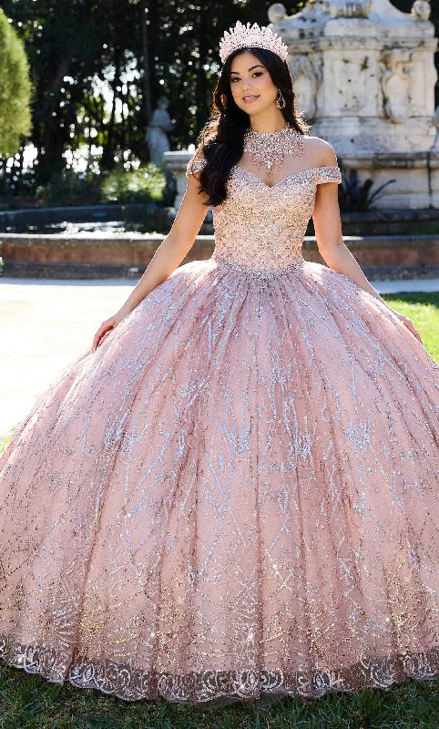 Today’s Deal Princesa by Ariana Vara PR30132 - Rhinestone-Detailed Quinceanera Gown