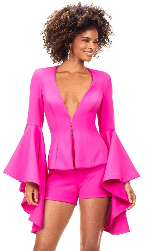 Bargain Bin Ashley Lauren 4572 - Two-Piece Long Sleeved Romper