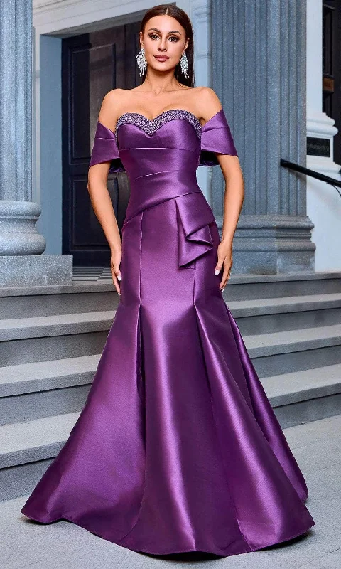 Great Deals J'Adore Dresses JM202 - Rhinestone Embellished Sweetheart Neck Prom Gown