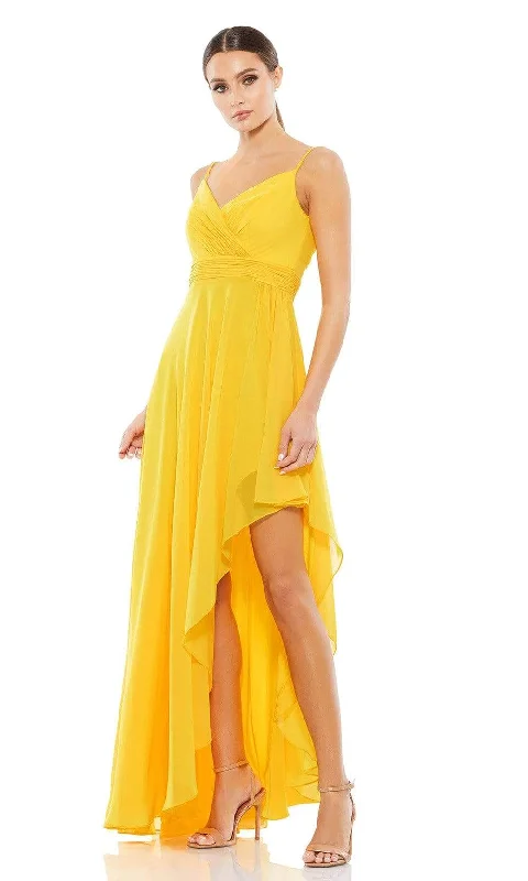 Don't Wait Ieena Duggal - 70191I Spaghetti Strap High Low Chiffon Dress