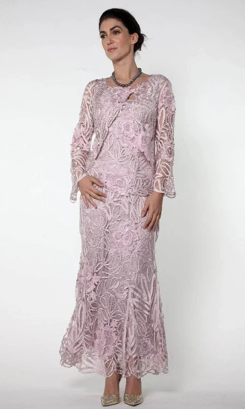 Price Break Soulmates D1104 - Rose Lace Three Pieces Skirt Set