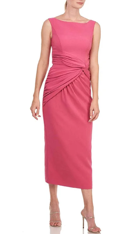 Anniversary Sale Kay Unger 5516686 - Tea Length Twist Front Dress
