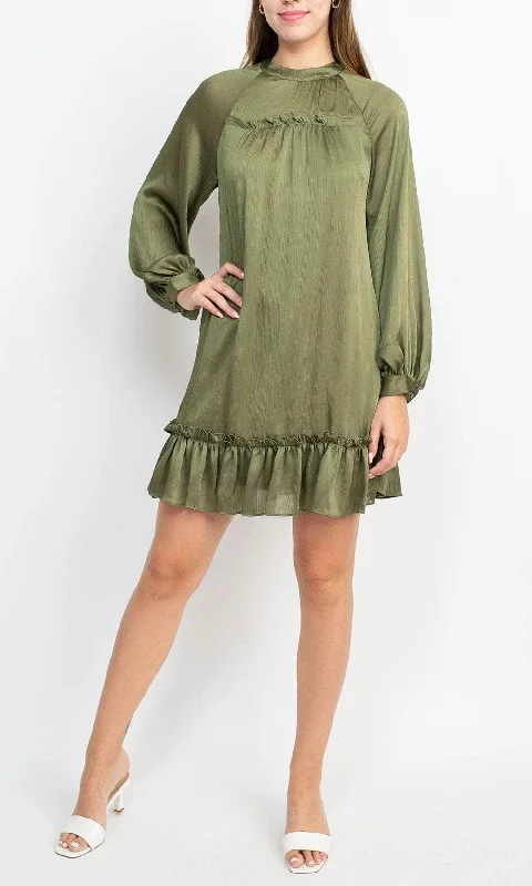 Clearance Event BCBG Generation GU07D64 - Jewel Satin Casual Dress
