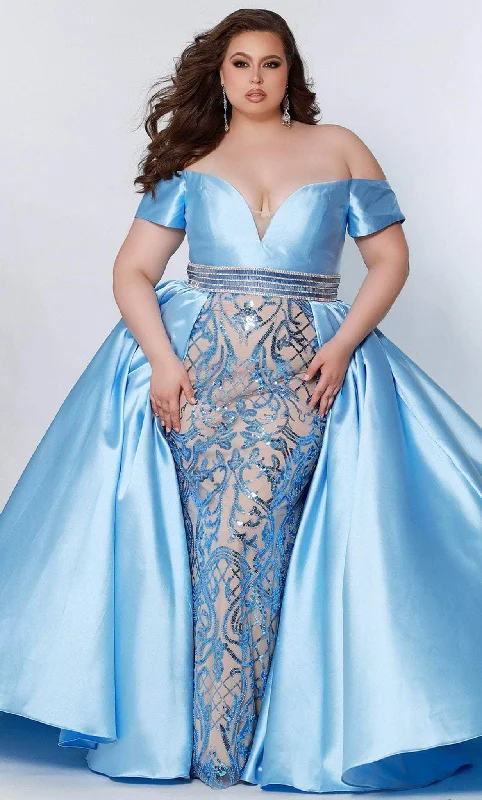 Special Discount Sydney's Closet - JK2213 Off-shoulder V-neck Long Gown