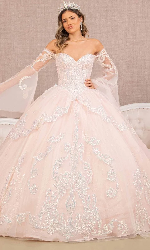 Sale Event Elizabeth K GL3109 - Bell Sleeve Quinceanera Ballgown