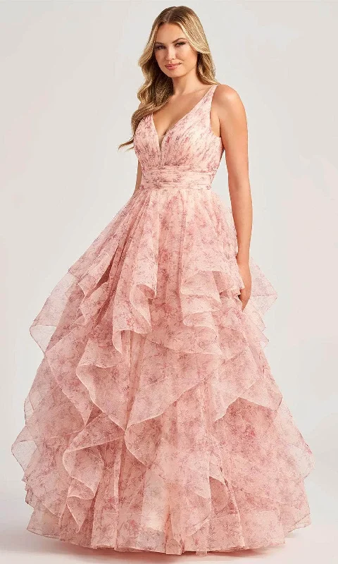 Midnight Madness Colette By Daphne CL5273 - Flounce Skirt Prom Dress