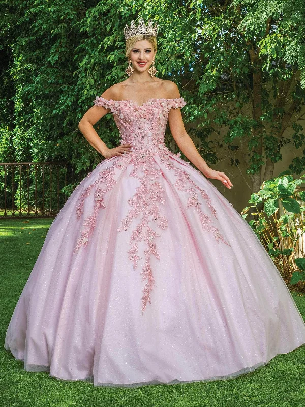 Inventory Reduction Dancing Queen - 1620 Off Shoulder Floral Ballgown