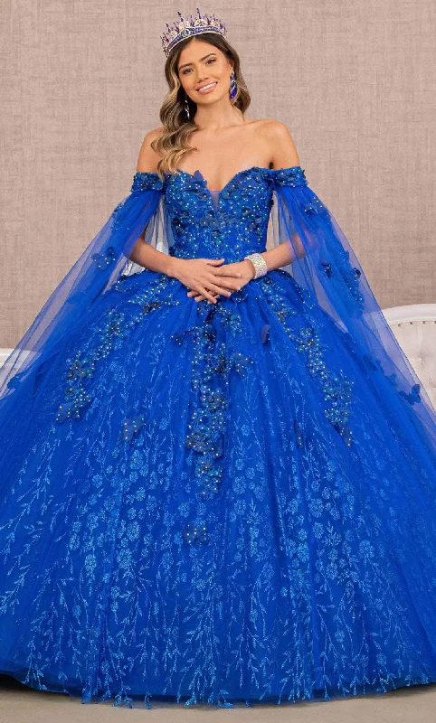 Crazy Deals Elizabeth K GL3111 - Glitter Embroidered Ballgown