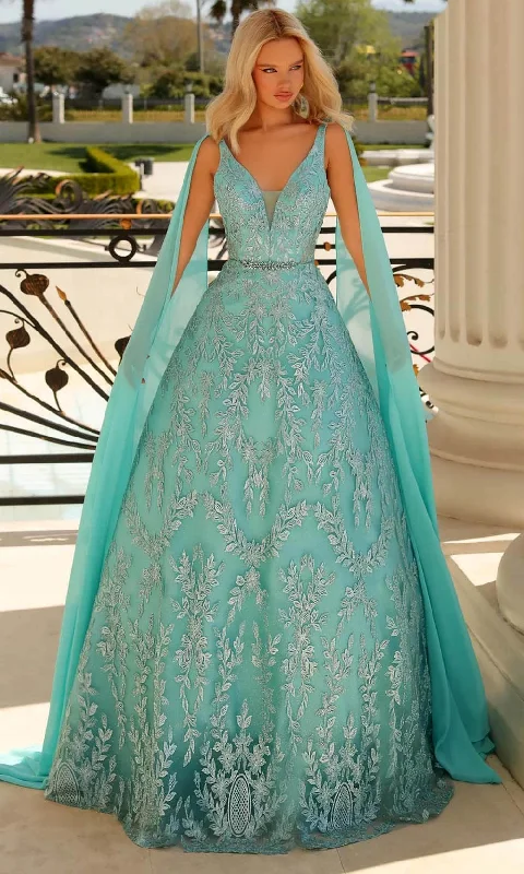 Midnight Madness Clarisse 811040 - Embroidered Sleeveless Ballgown