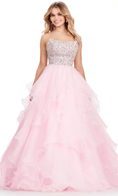 Final Clearance Ashley Lauren 11545 - Beaded Bustier Strapless Ballgown