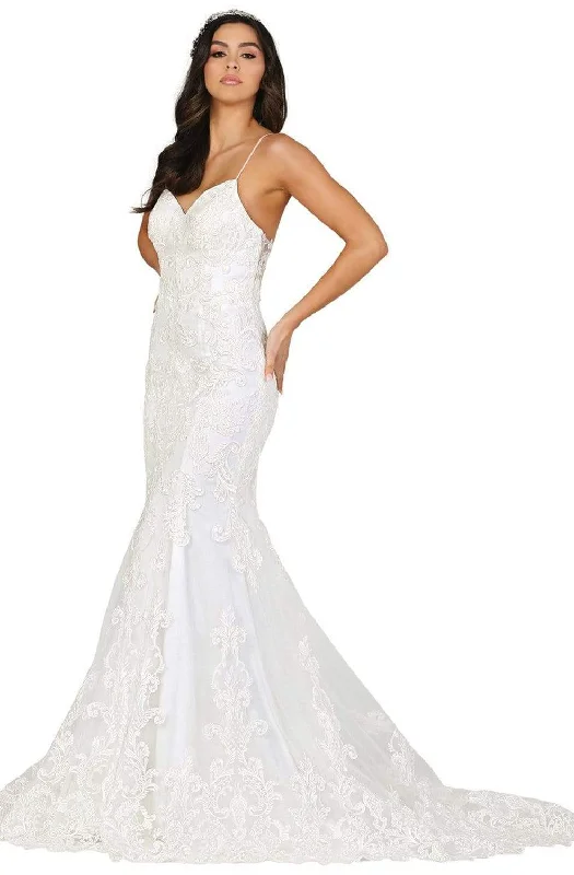 Major Savings Dancing Queen - 118 Embroidered Sweetheart Mermaid Wedding Dress