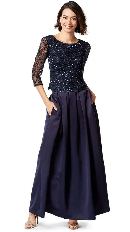 Extra Savings Patra - Sequined Bateau Neck Dress P1689