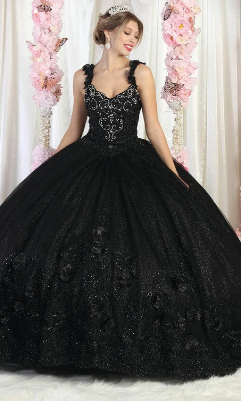 Major Savings May Queen LK180 - Floral Detailed Quinceanera Ballgown