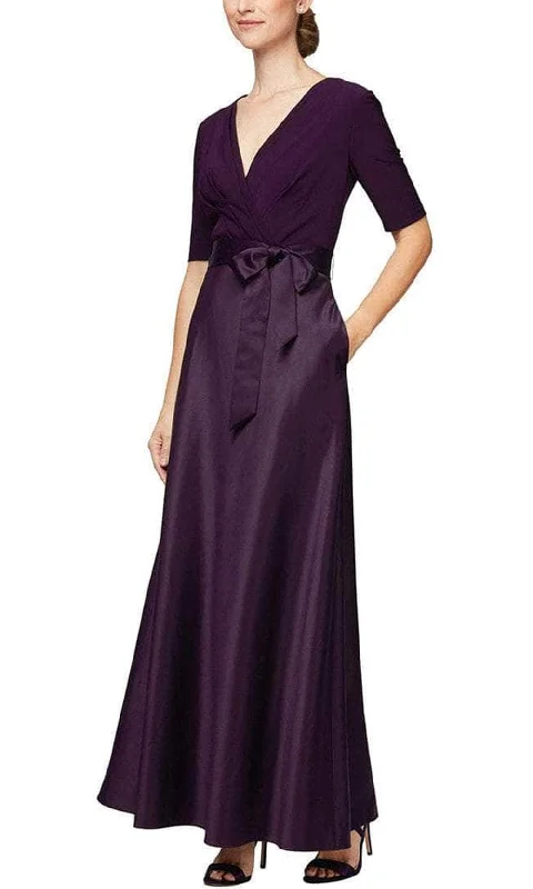 Exclusive Online Offer Alex Evenings - 82351533 V-Neck Jersey Long Dress